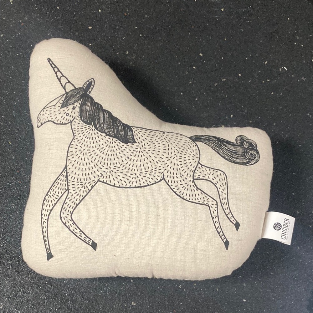 Unicorn Cream Pillow
